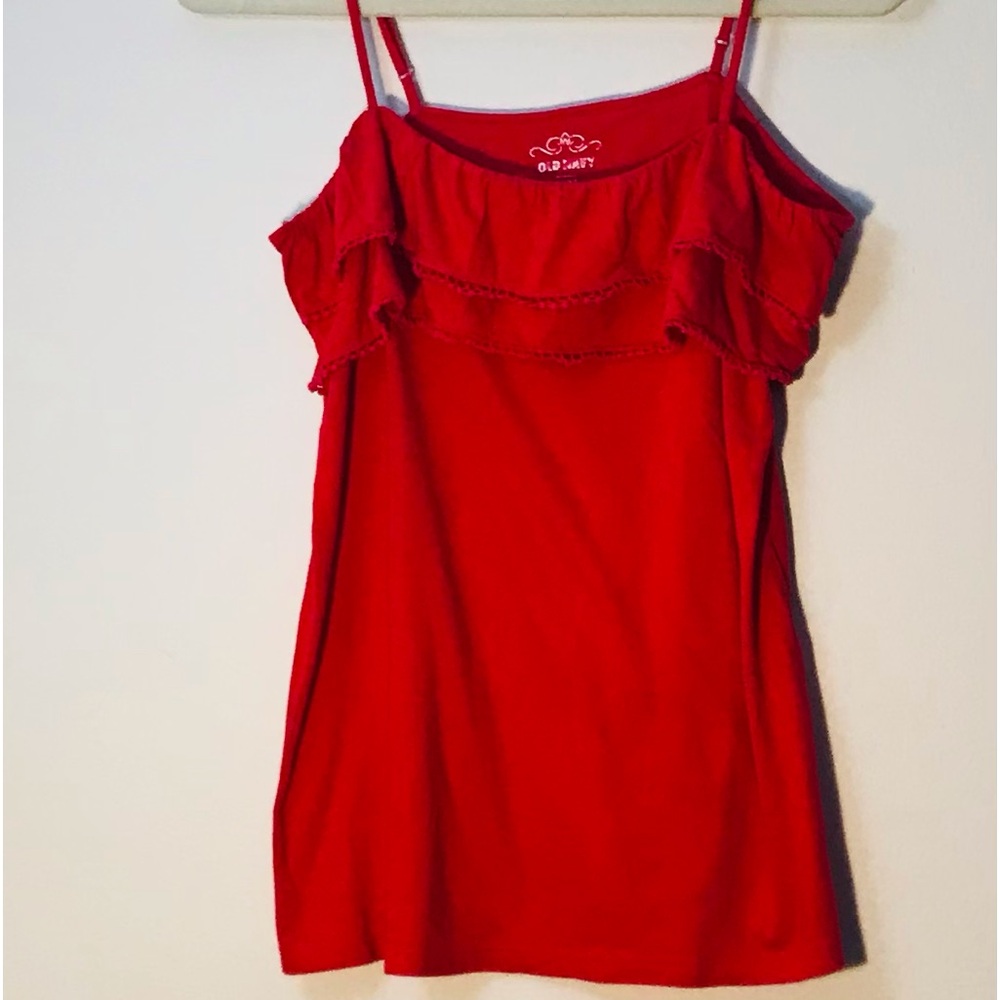 OLD NAVY RED SPAGHETTI STRAP SIZE M